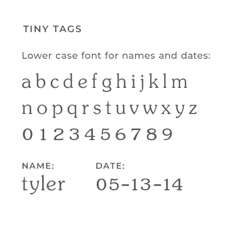 14k Gold Initial Circle - Lowercase sold by Tiny Tags product image thumbnail 5