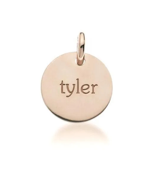 14k Gold Circle sold by Tiny Tags product image thumbnail 3