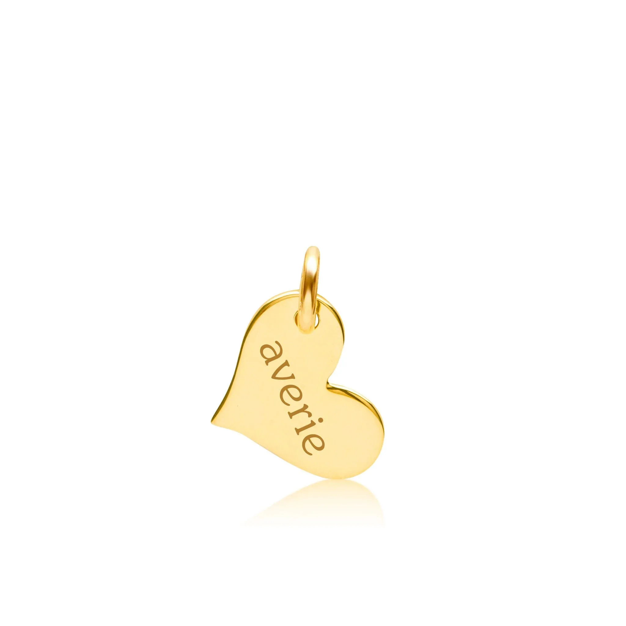 14k Gold Heart sold by Tiny Tags