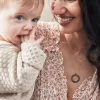 Pavé Script Mama Necklace sold by Tiny Tags
