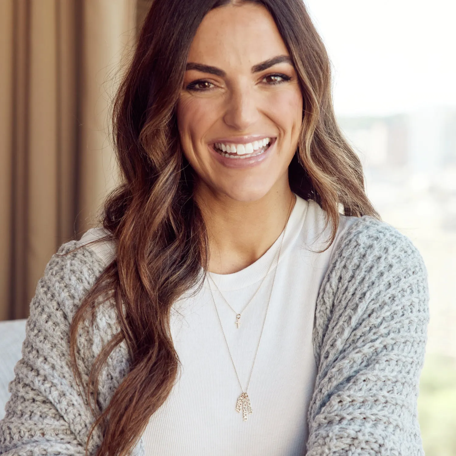 14k Gold Cross Necklace sold by Tiny Tags product image thumbnail 3