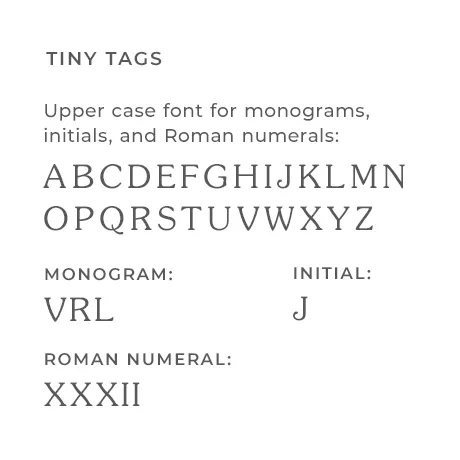 14k Gold Initial Circle - Uppercase sold by Tiny Tags product image thumbnail 2