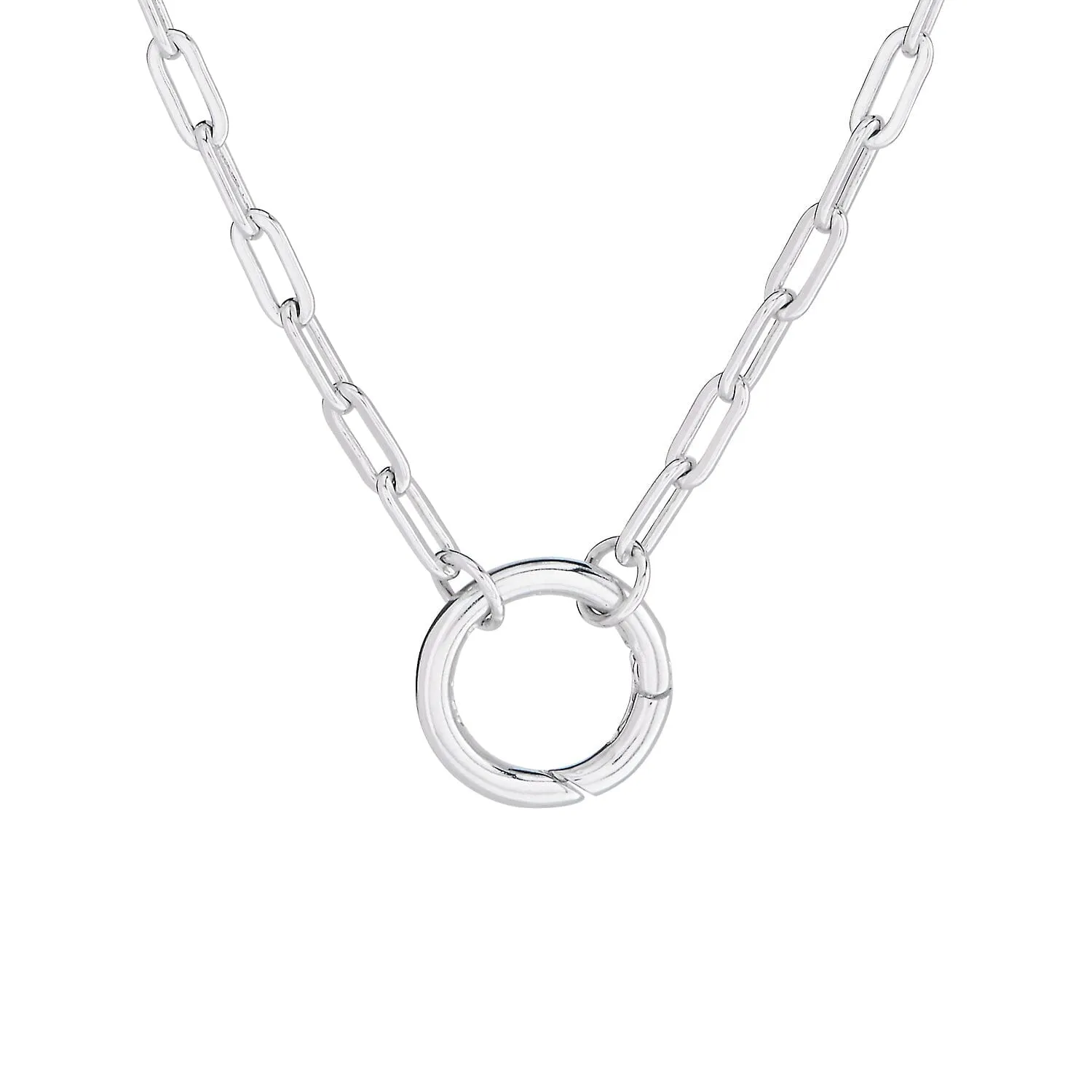 Front Clasp Paperclip Chain sold by Tiny Tags product image thumbnail 2