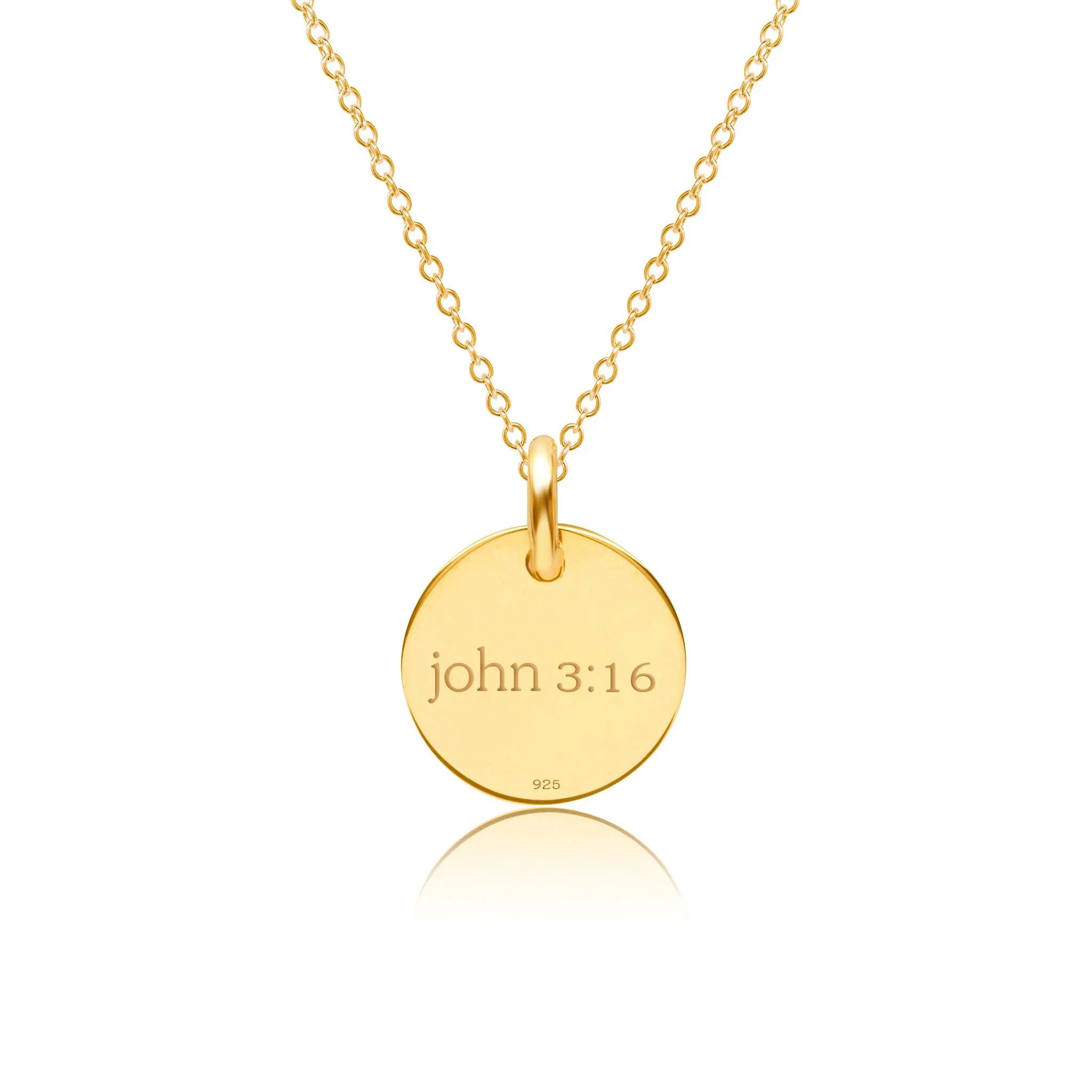 Gold Engravable Cross Necklace sold by Tiny Tags product image thumbnail 2