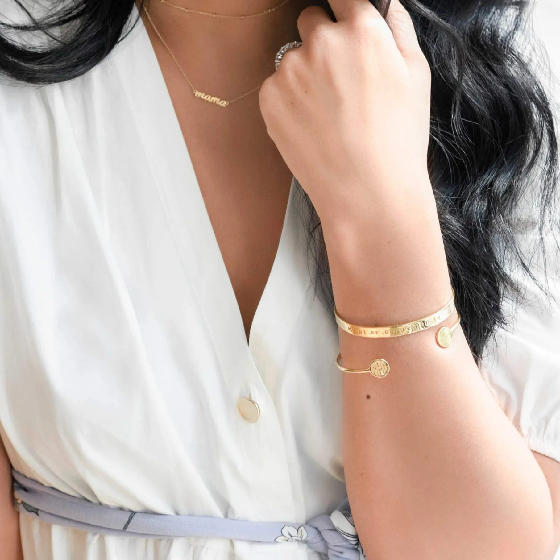 14k Gold Cuff sold by Tiny Tags product image thumbnail 2