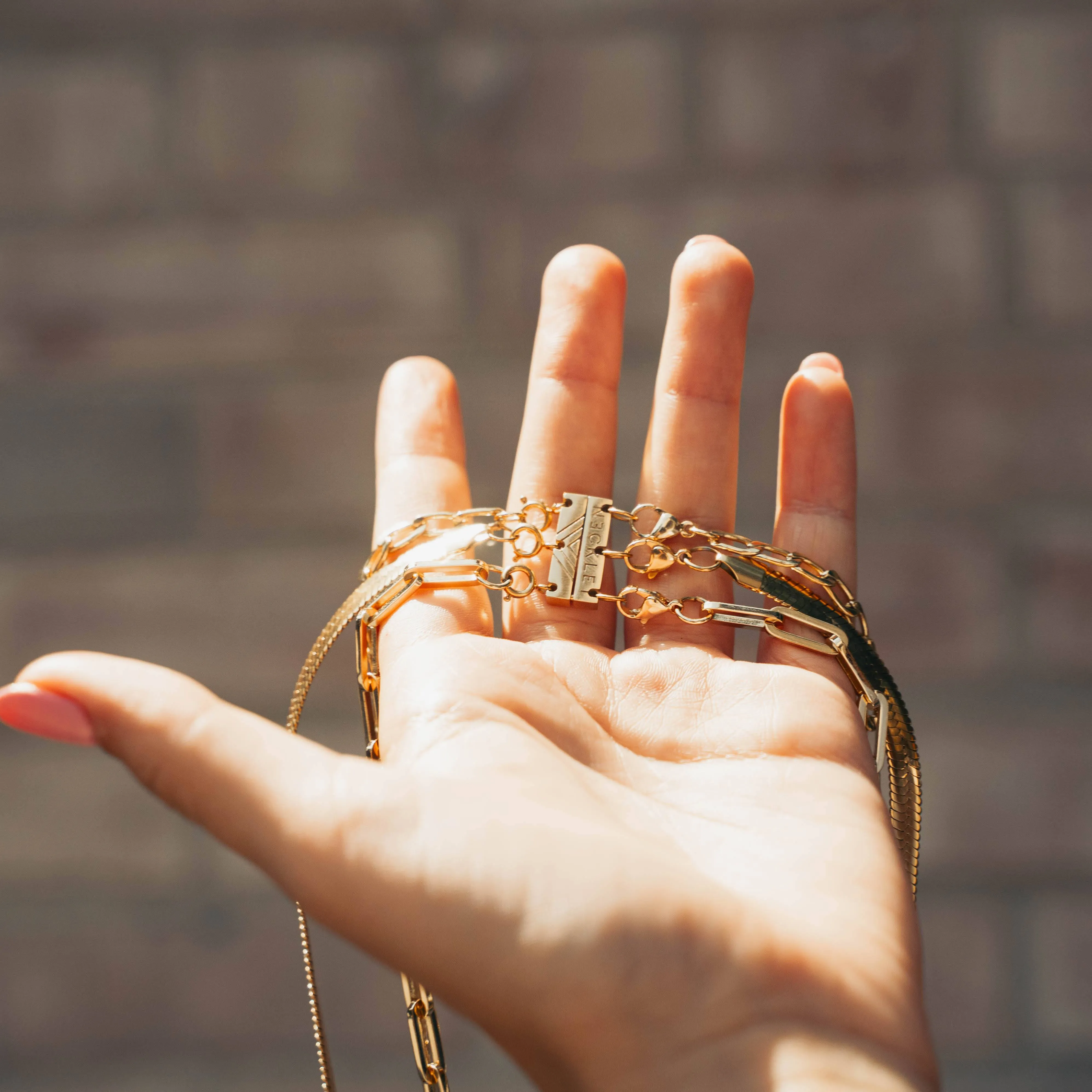 The Necklet Triple Layering Clasp sold by Tiny Tags product image thumbnail 5