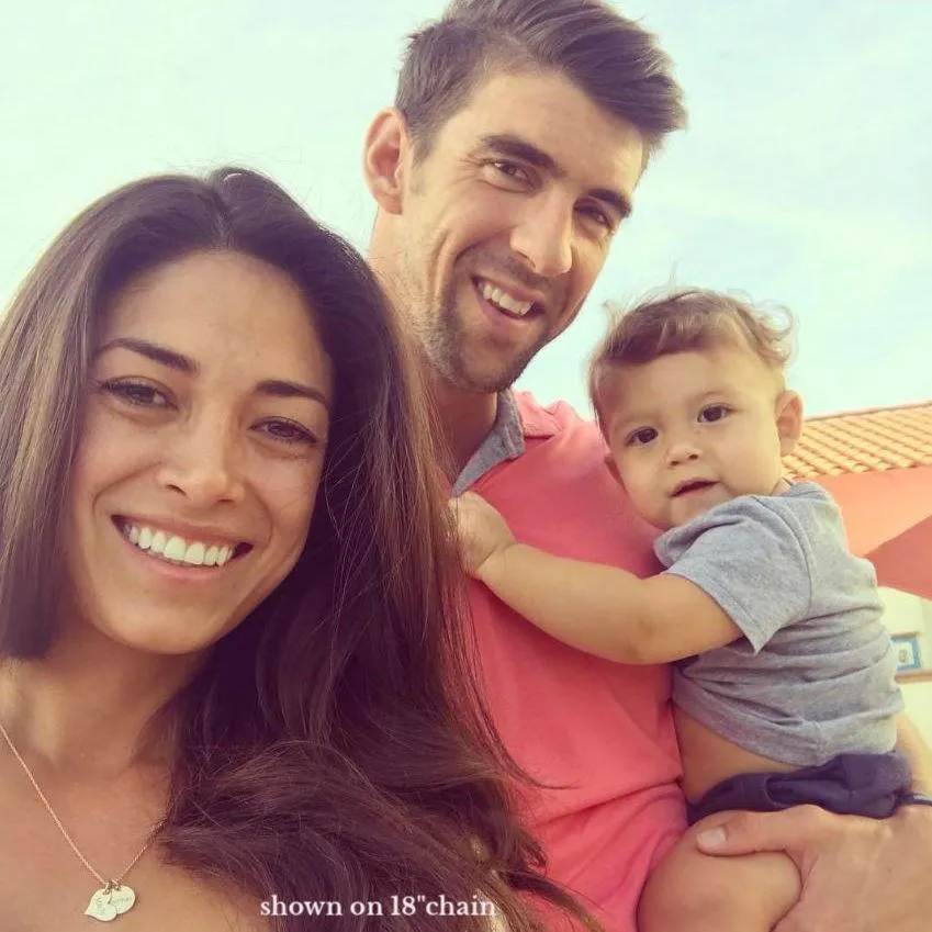 Gold Circle & Heart Necklace sold by Tiny Tags product image thumbnail 2