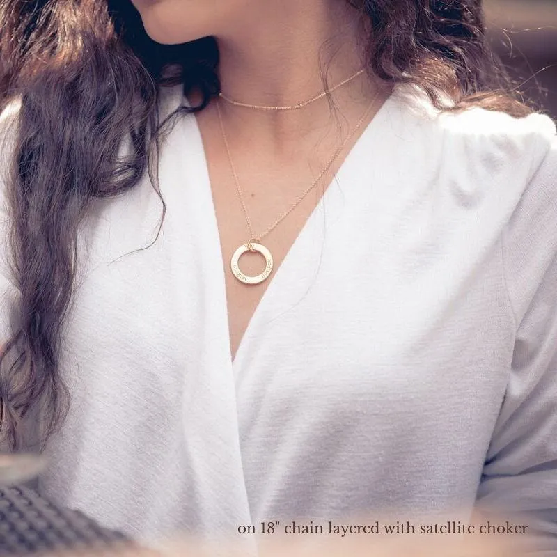 14k Gold Satellite Choker sold by Tiny Tags product image thumbnail 3