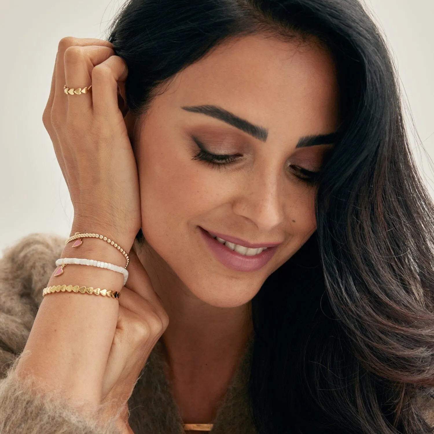 Gold Heart Band sold by Tiny Tags product image thumbnail 4