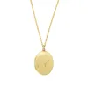 14k Oval Locket Necklace sold by Tiny Tags