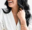 14k Gold Script Mama Nameplate Necklace sold by Tiny Tags