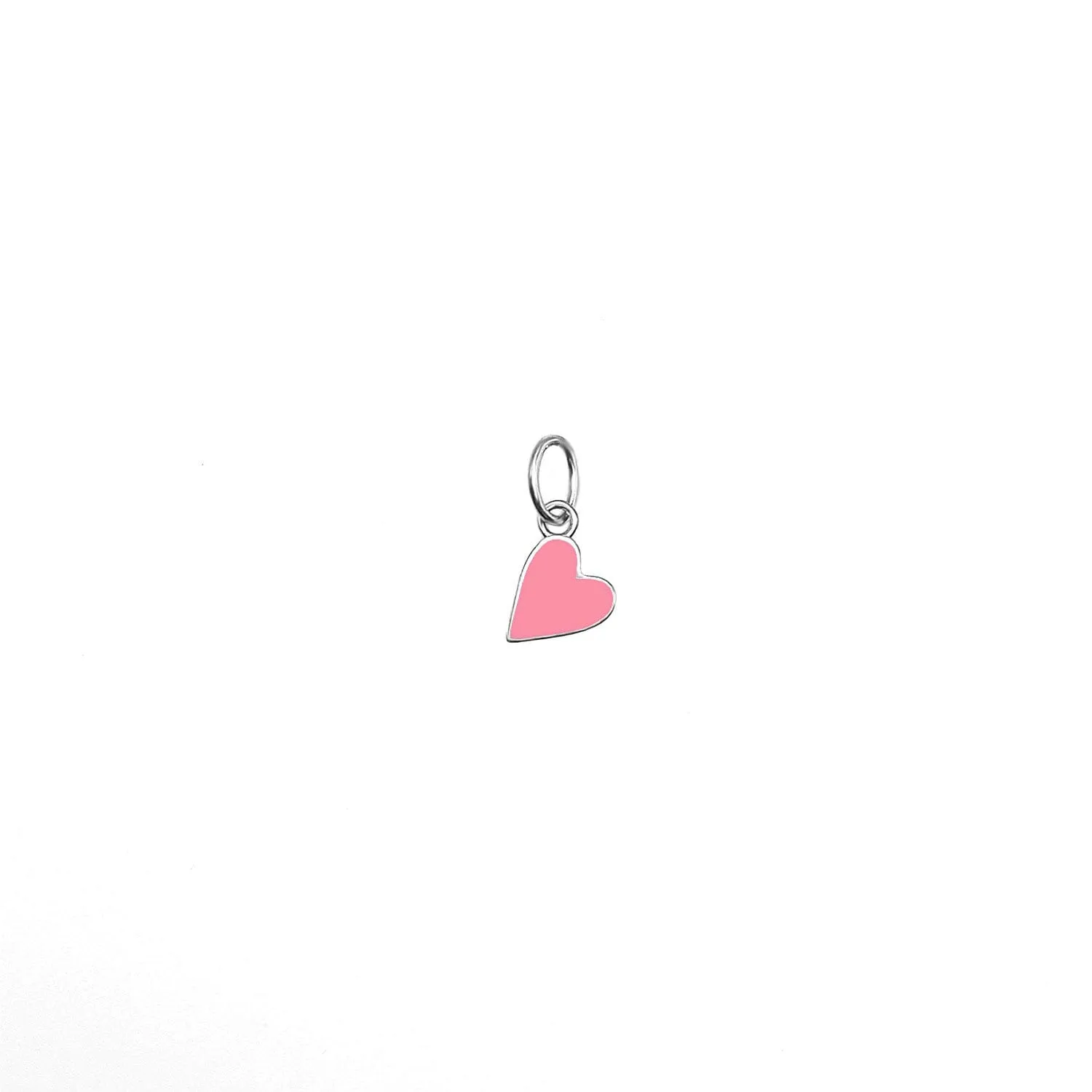 Flamingo Pink Enamel Heart Charm by Lindsey Gurk sold by Tiny Tags product image thumbnail 3