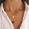 Flamingo Pink Enamel Heart Charm by Lindsey Gurk sold by Tiny Tags