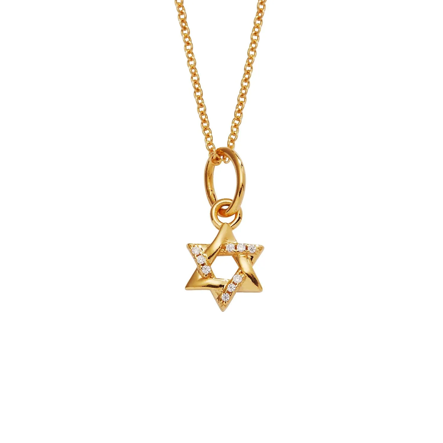 Pavé Star of David Necklace sold by Tiny Tags