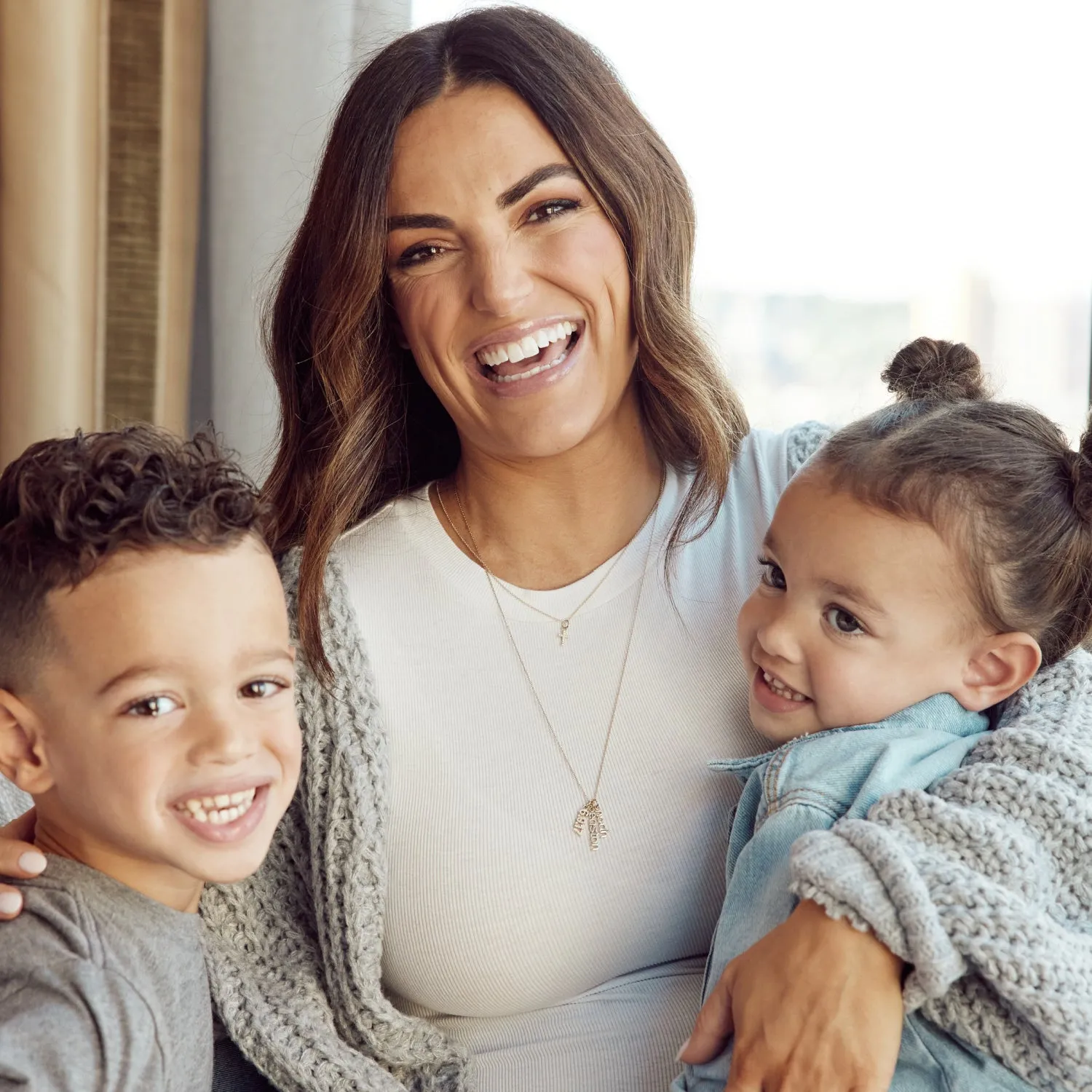 14k Gold Pavé Diamond Cross Necklace sold by Tiny Tags product image thumbnail 2