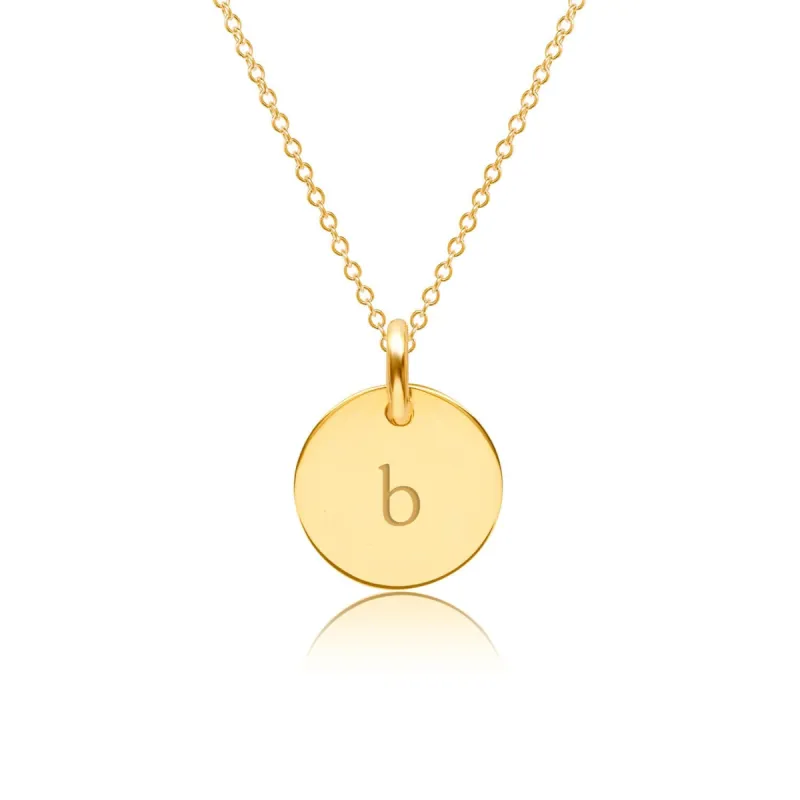 Initial Circle Necklace (1-3 Circles) sold by Tiny Tags