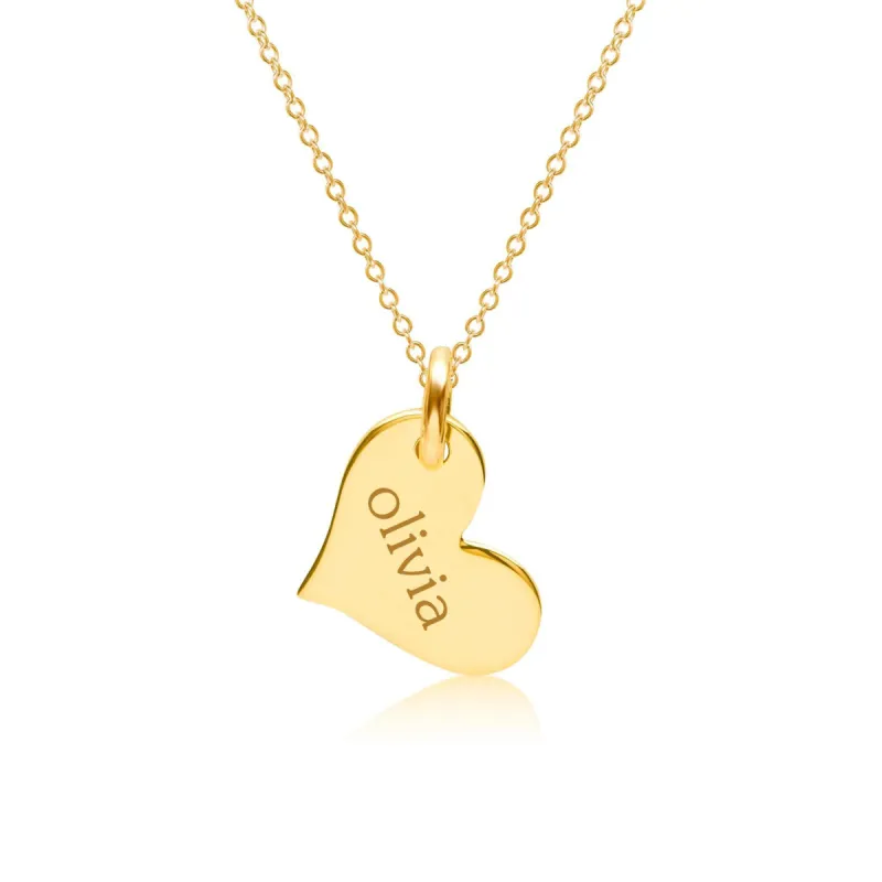 Heart Necklace (1-2 Tags) sold by Tiny Tags