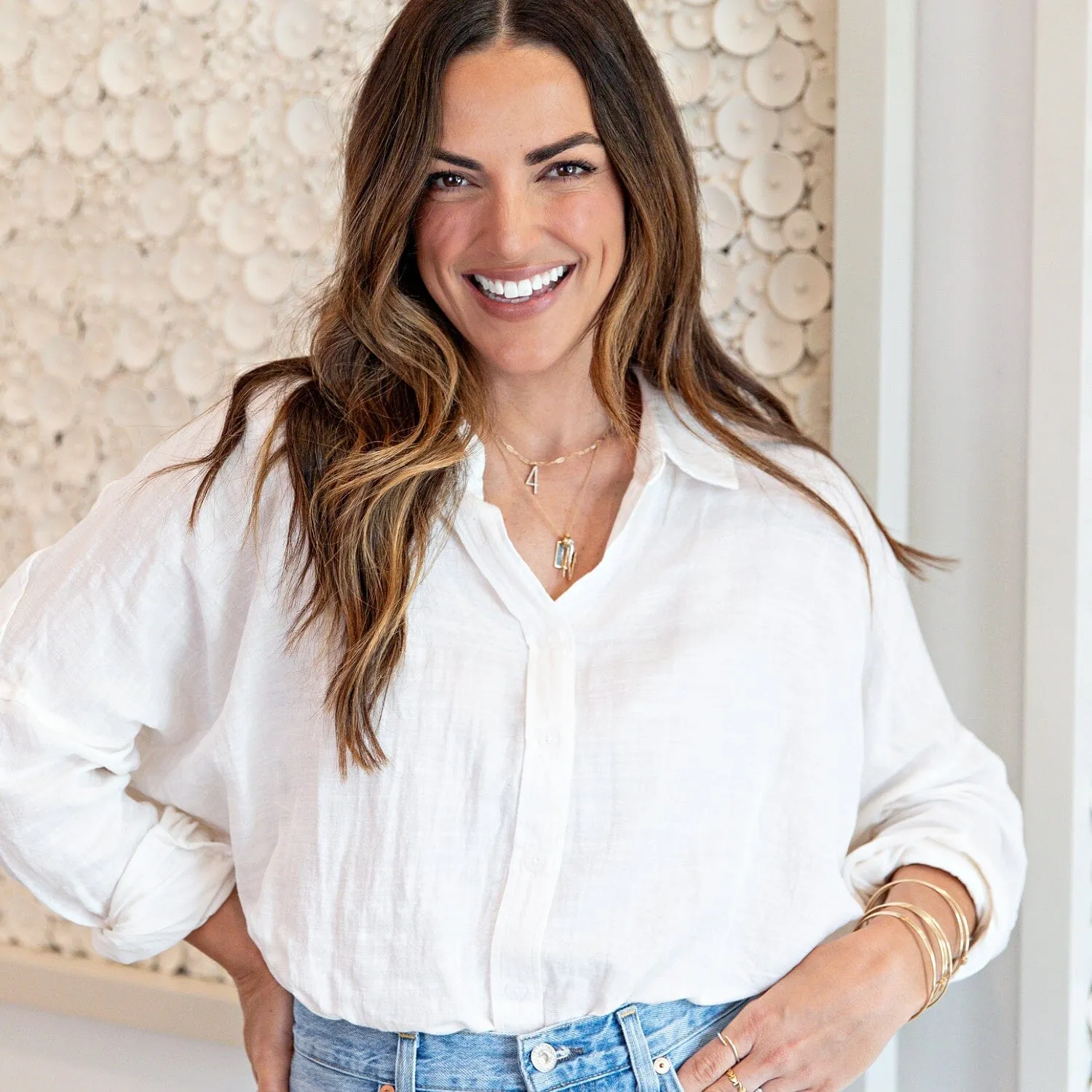 Pavé Elongated Number Charm sold by Tiny Tags product image thumbnail 2