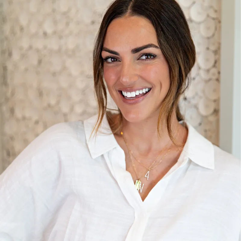 14k Gold Pavé Initial Necklace sold by Tiny Tags