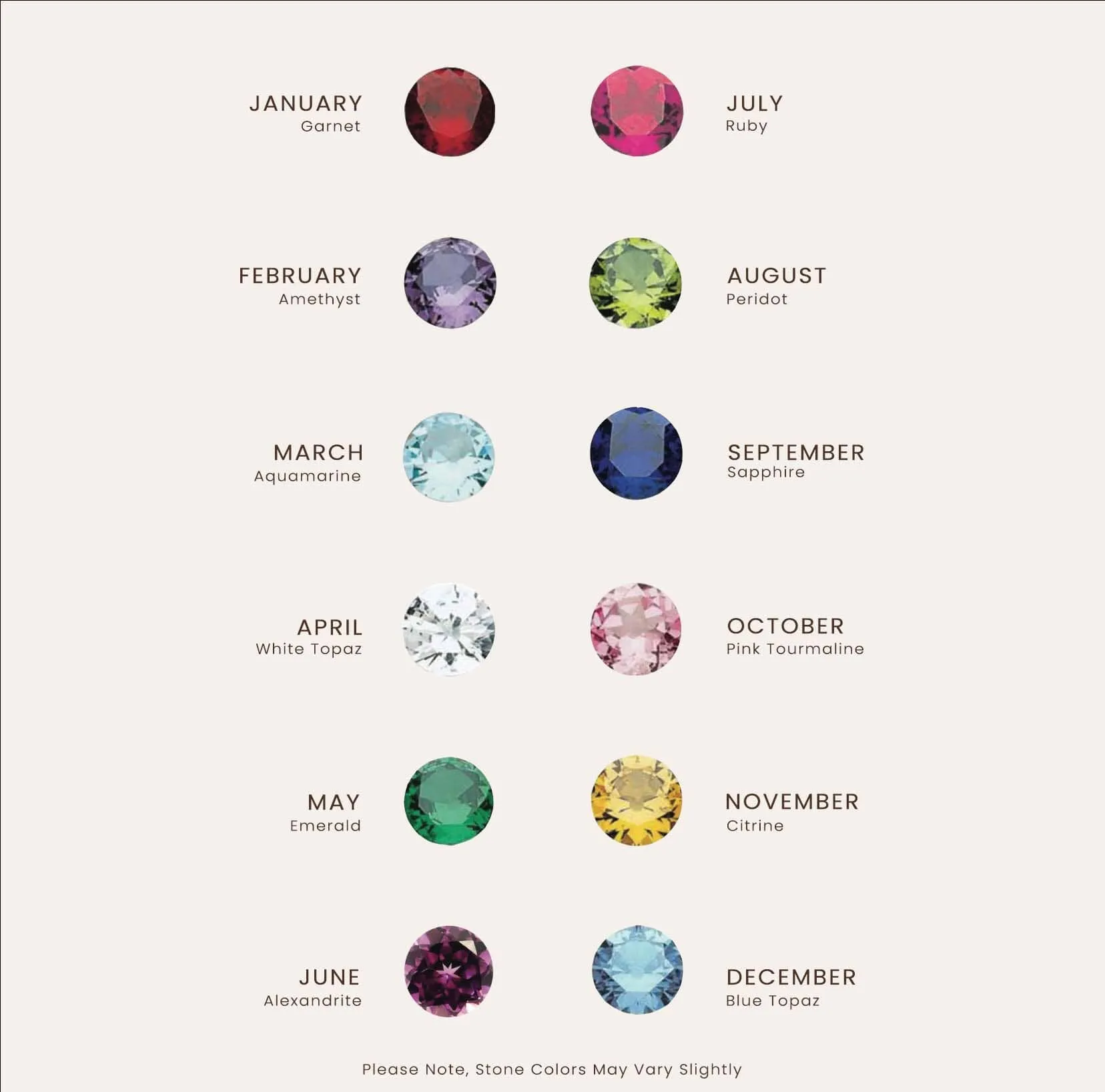 Birthstone Charm sold by Tiny Tags product image thumbnail 5