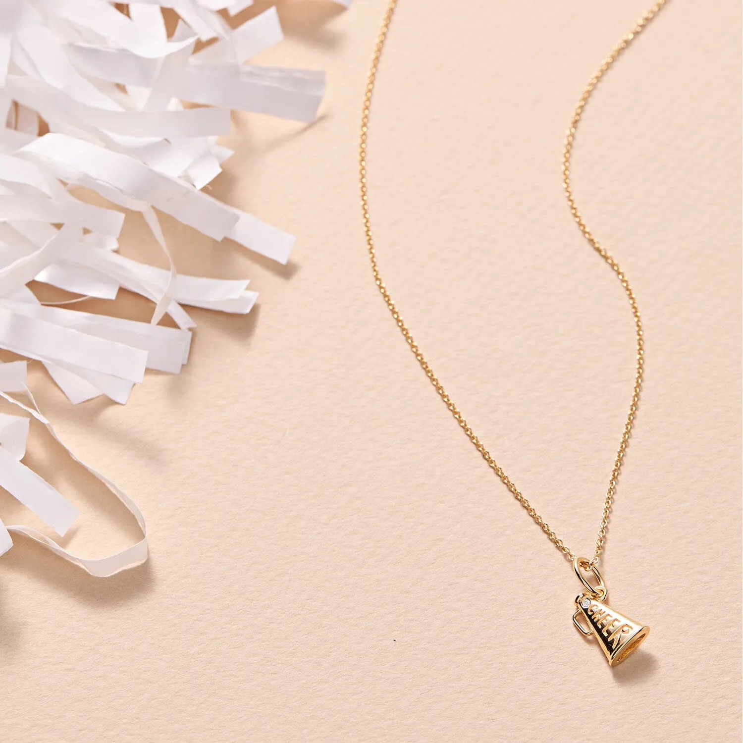 Cheer Charm Necklace sold by Tiny Tags product image thumbnail 3