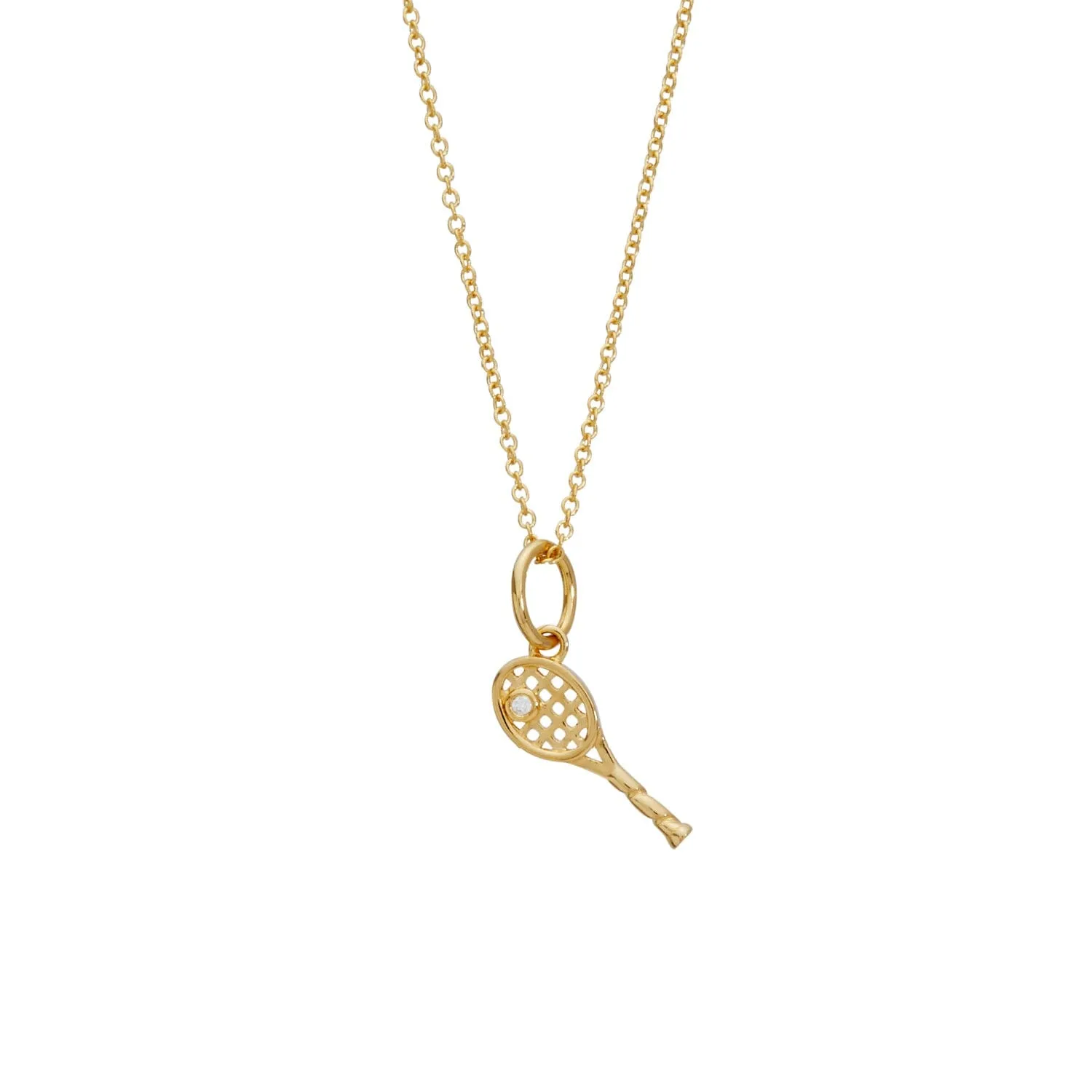 Tennis Charm Necklace sold by Tiny Tags