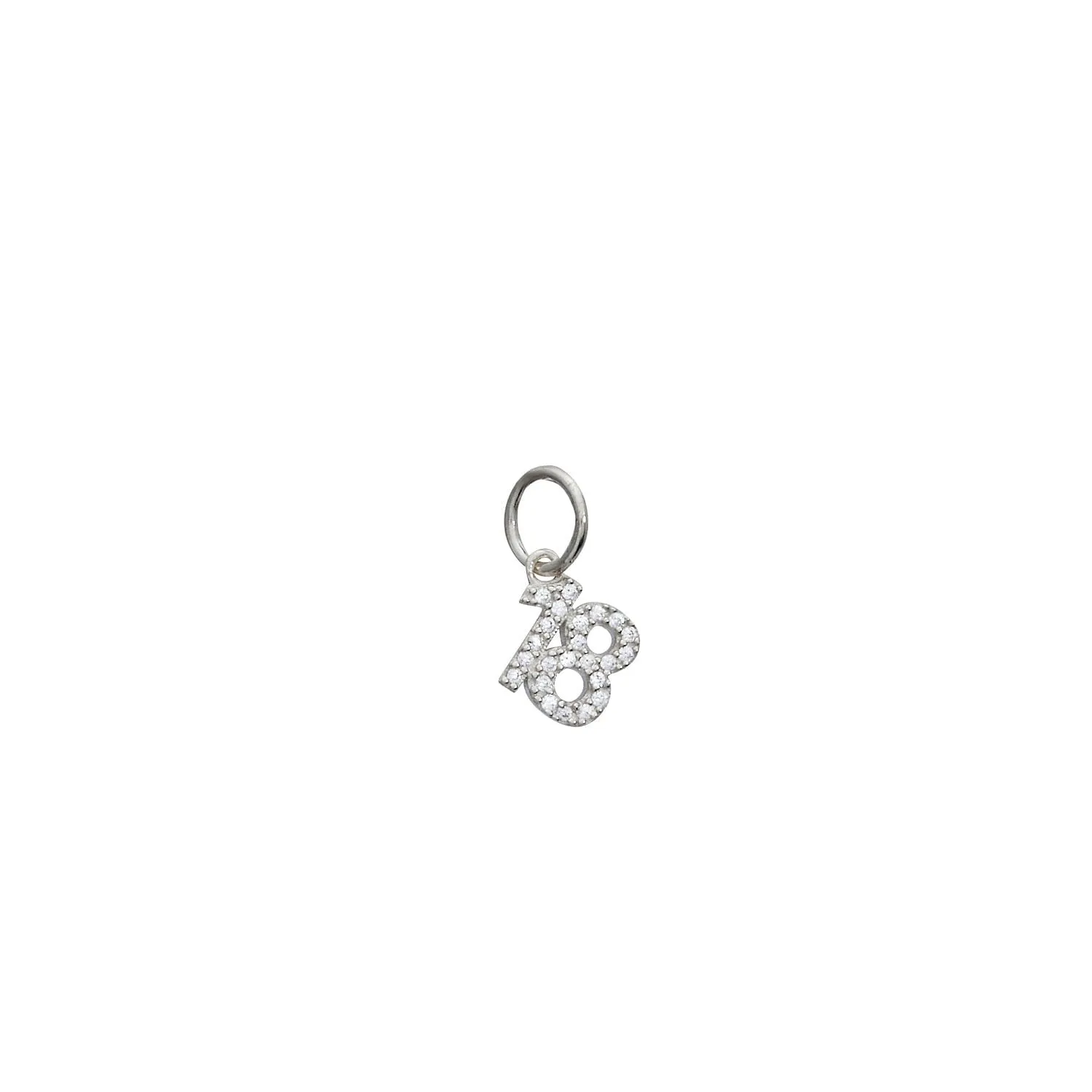 Pavé Number Charm sold by Tiny Tags product image thumbnail 4