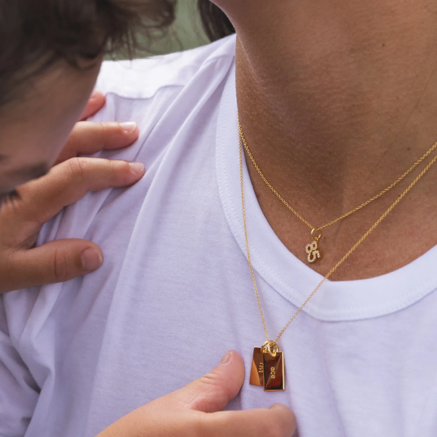 Pavé Number Charm sold by Tiny Tags product image thumbnail 2