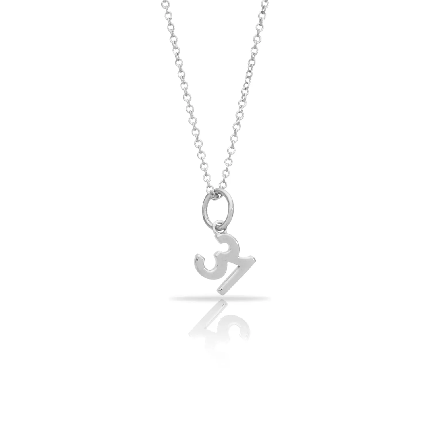 Number Charm Necklace sold by Tiny Tags product image thumbnail 4