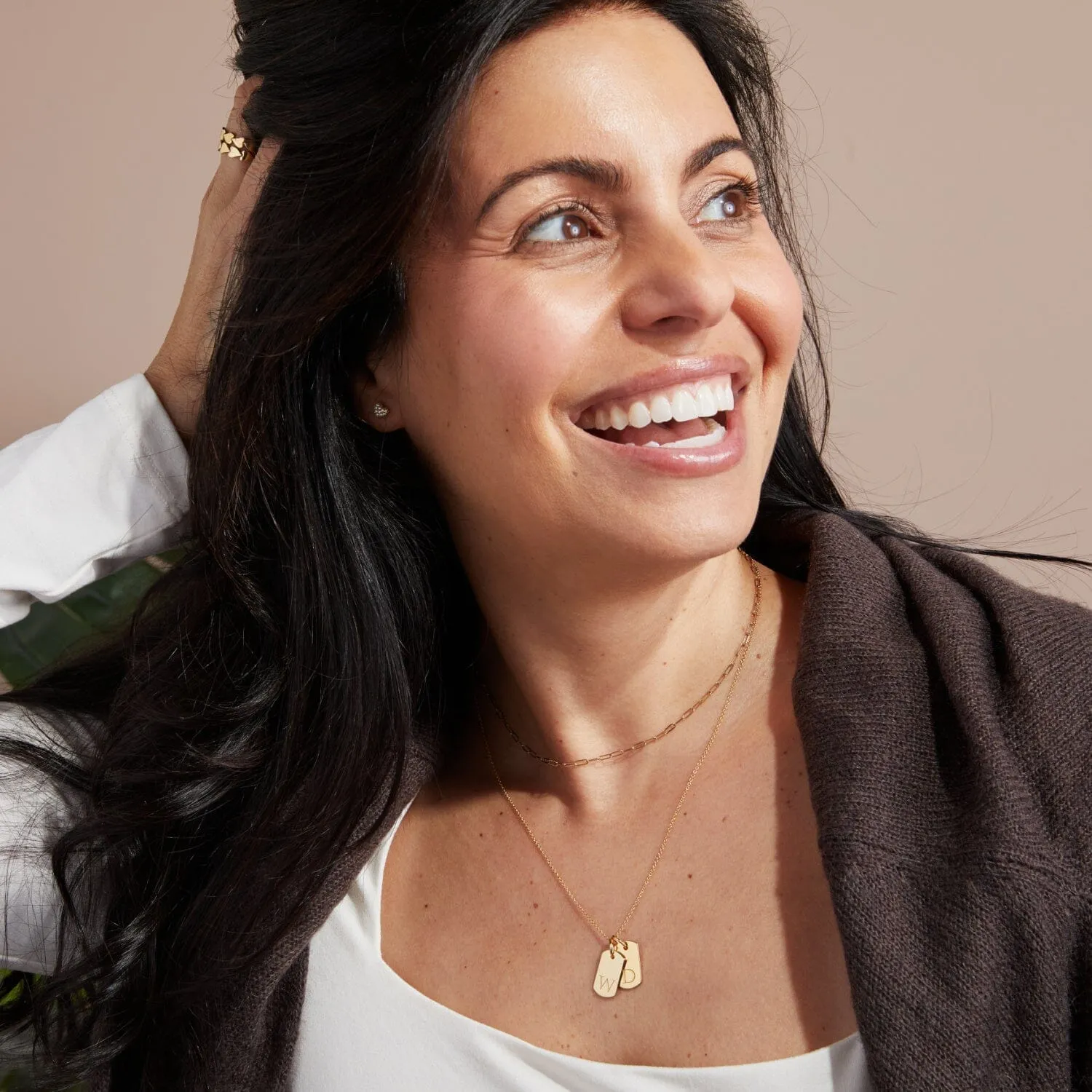 Rounded Mini Dog Tag sold by Tiny Tags product image thumbnail 4