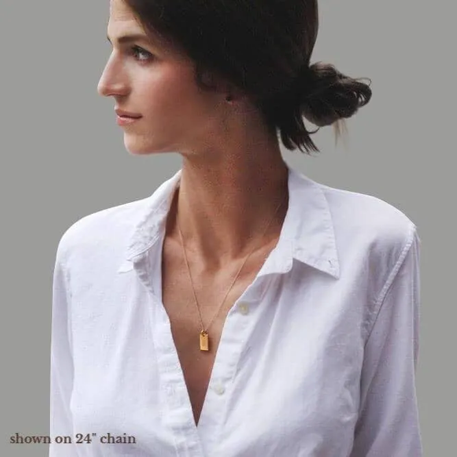 Mini Dog Tag with Birthstone sold by Tiny Tags product image thumbnail 4