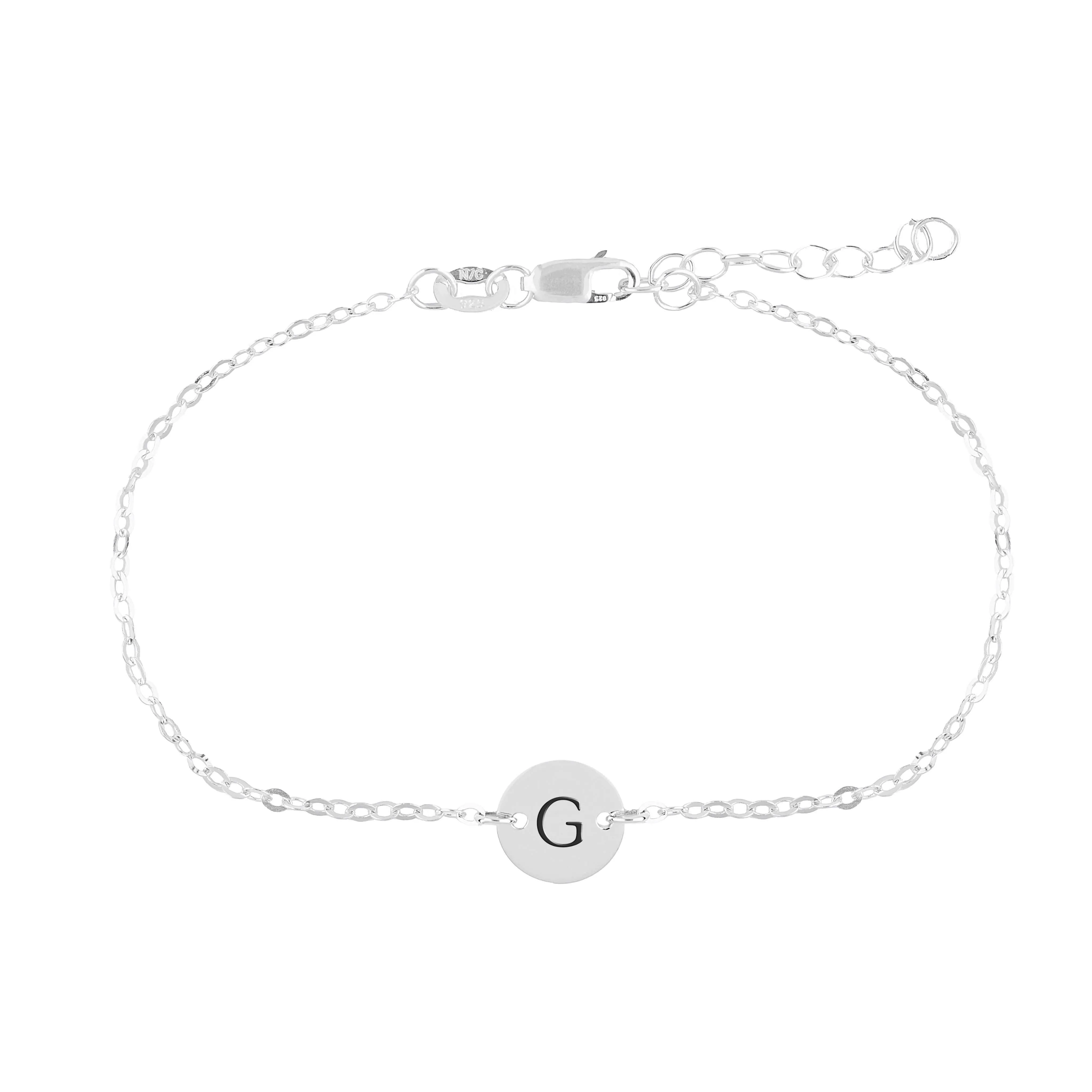 Mini Initial Chain Bracelet sold by Tiny Tags product image thumbnail 3