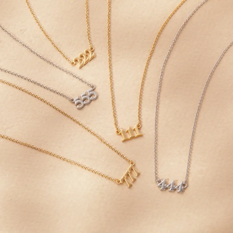 Angel Number Necklace sold by Tiny Tags