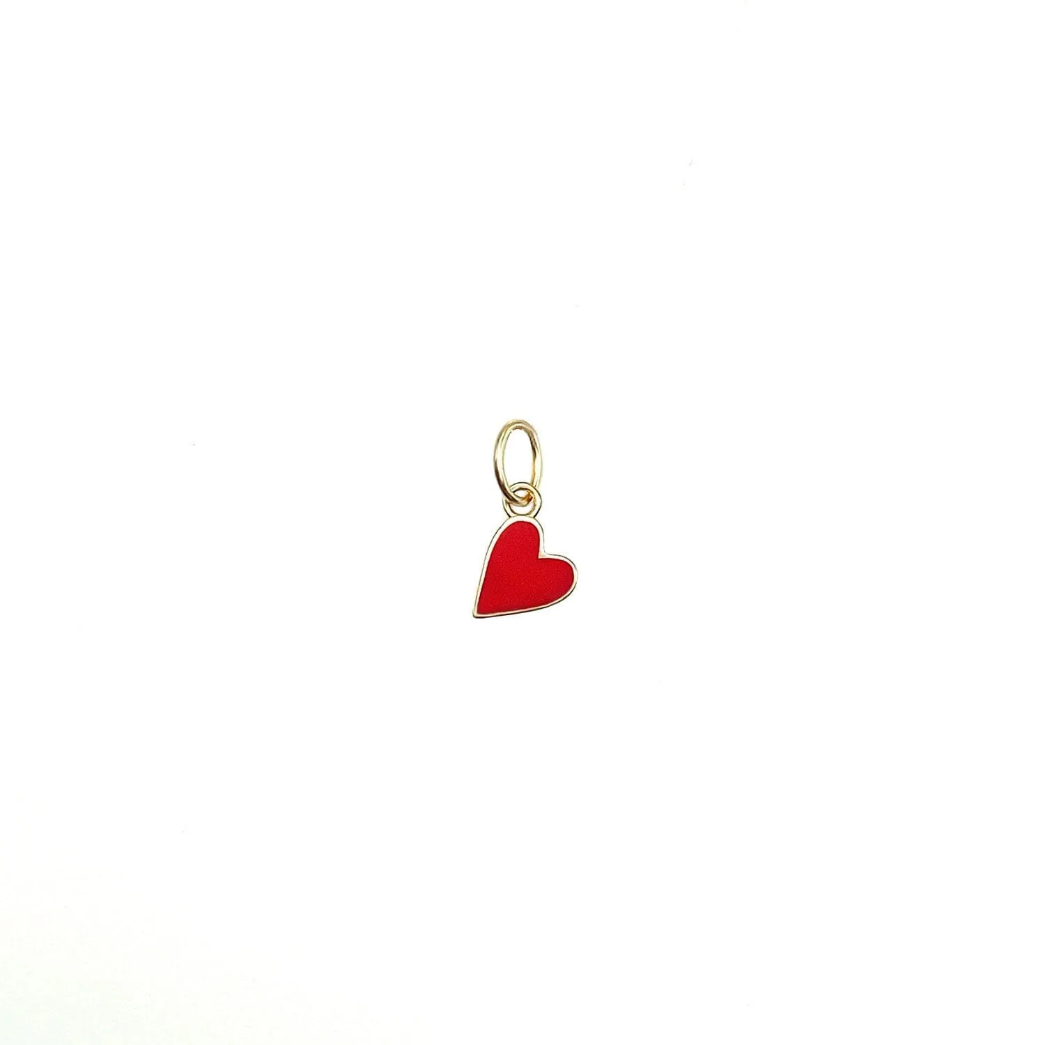 Solid Enamel Heart Charm sold by Tiny Tags product image thumbnail 3