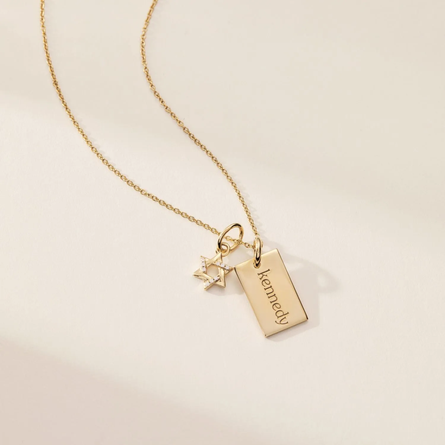 Star of David Charm sold by Tiny Tags product image thumbnail 3