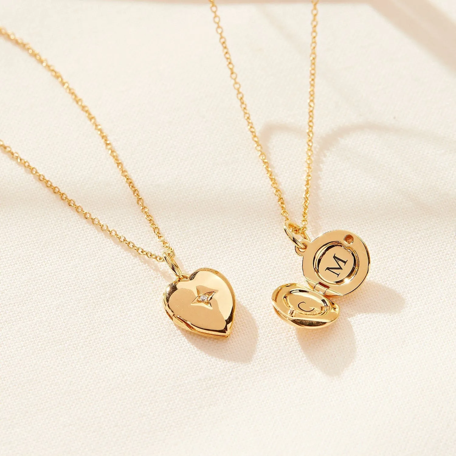 Round Mini Locket Necklace sold by Tiny Tags product image thumbnail 3