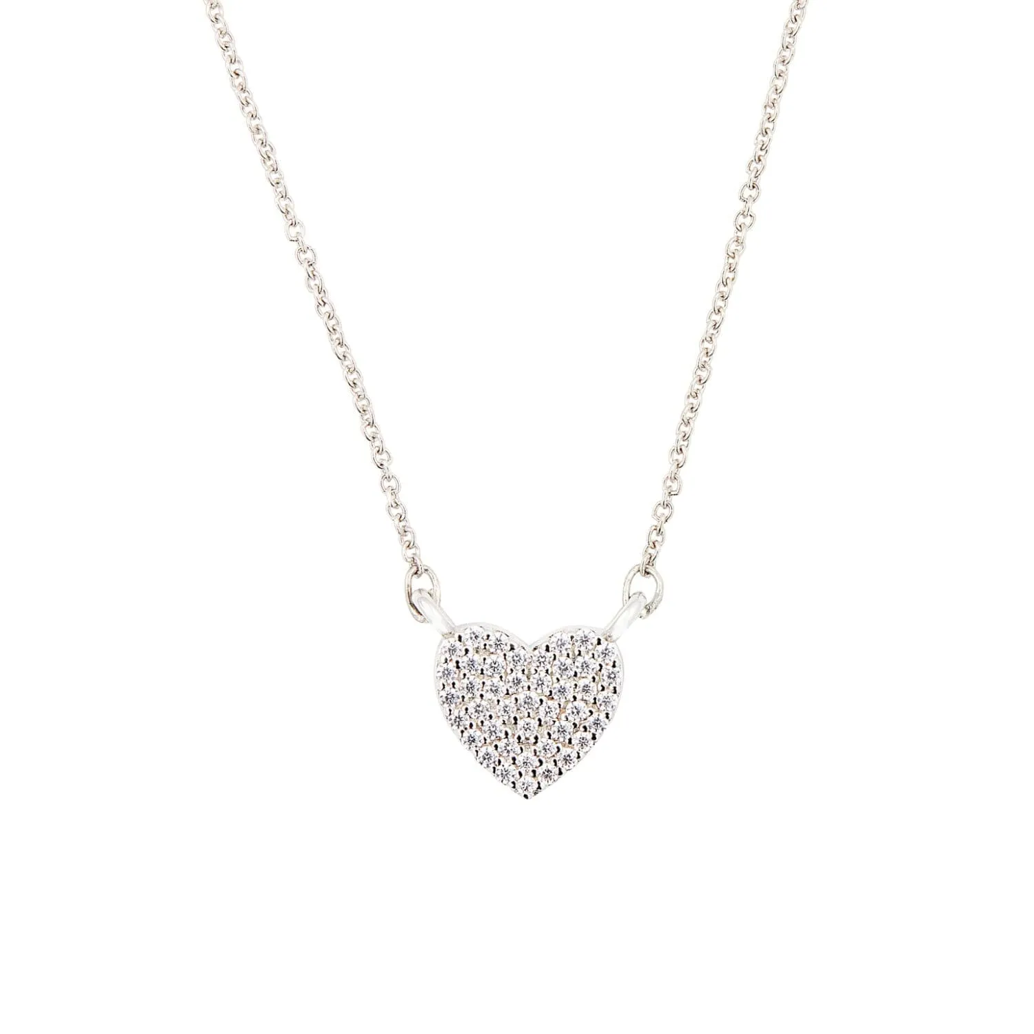 Pavé Heart Necklace sold by Tiny Tags product image thumbnail 5
