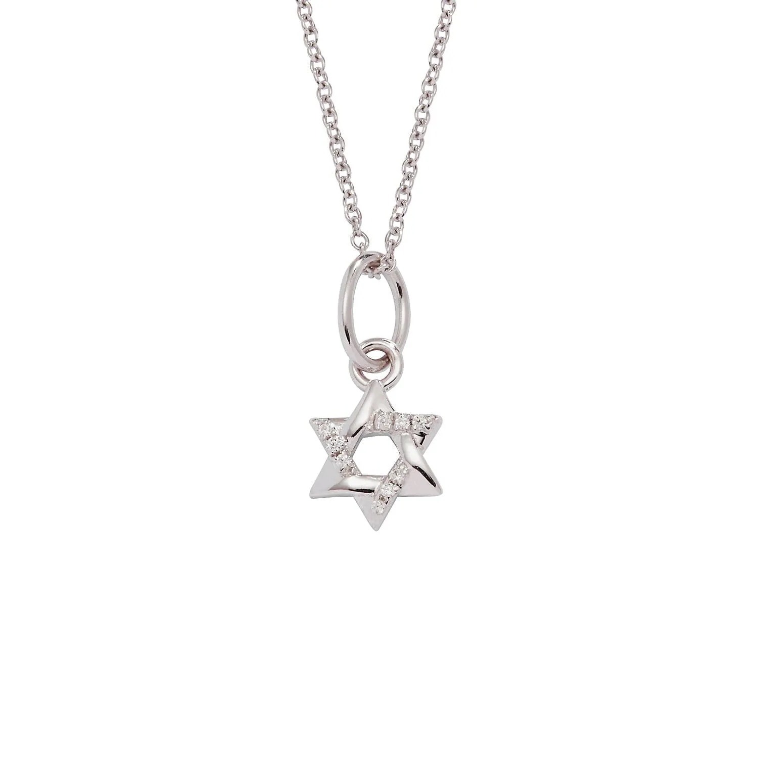 Pavé Star of David Necklace sold by Tiny Tags product image thumbnail 5