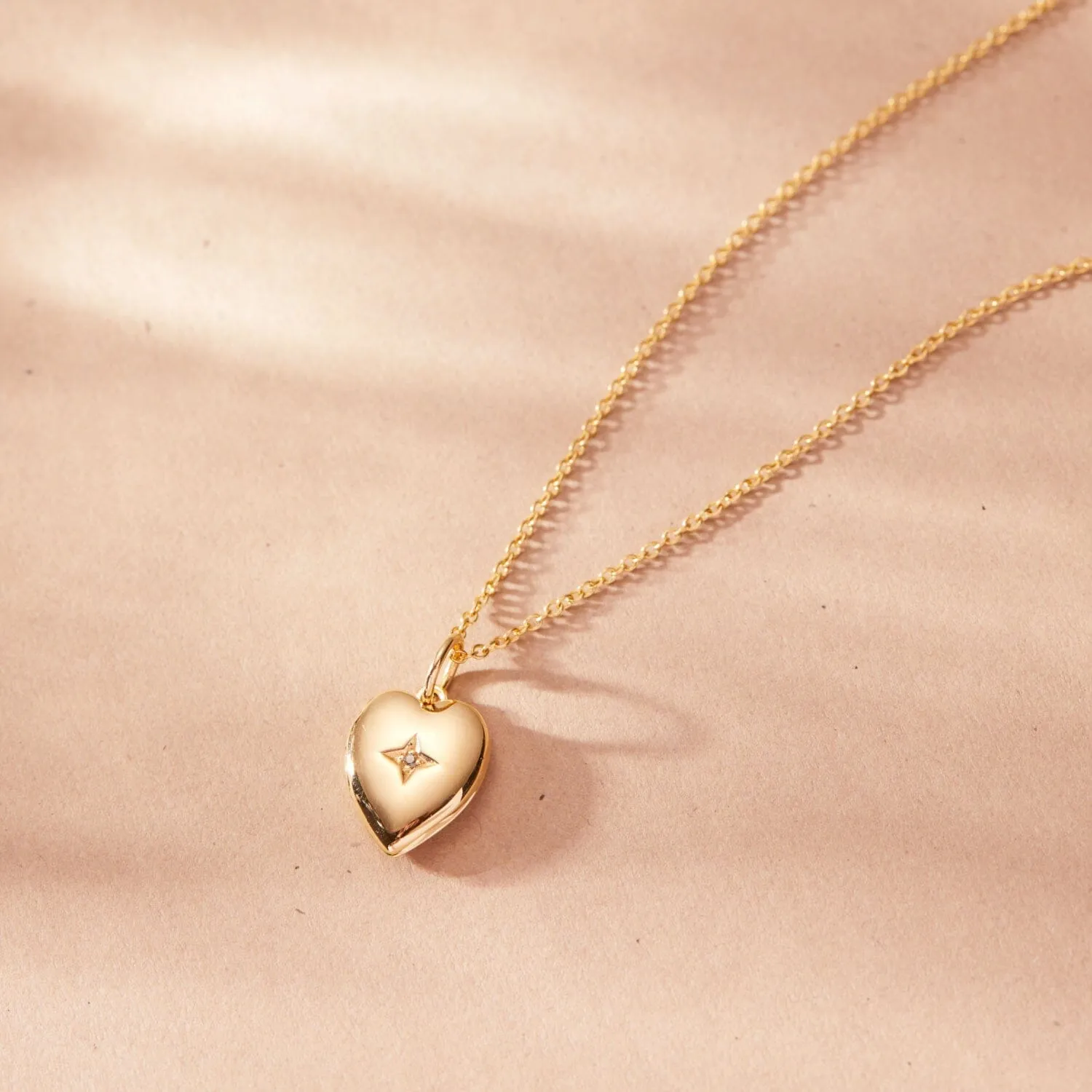 Heart Mini Locket Necklace sold by Tiny Tags product image thumbnail 3