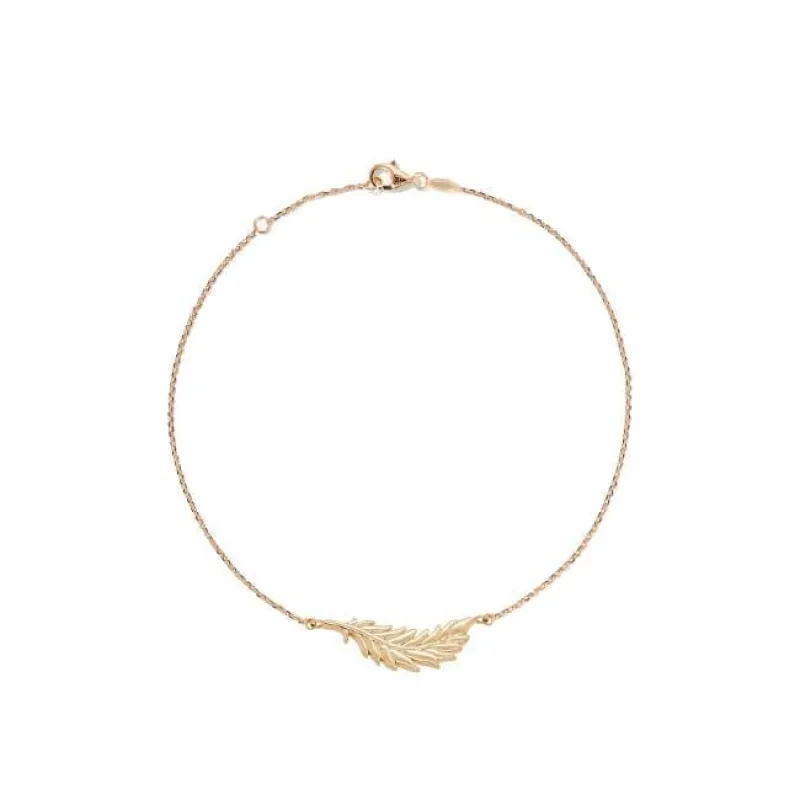 Flamingo Feather Bracelet by Lindsey Gurk sold by Tiny Tags