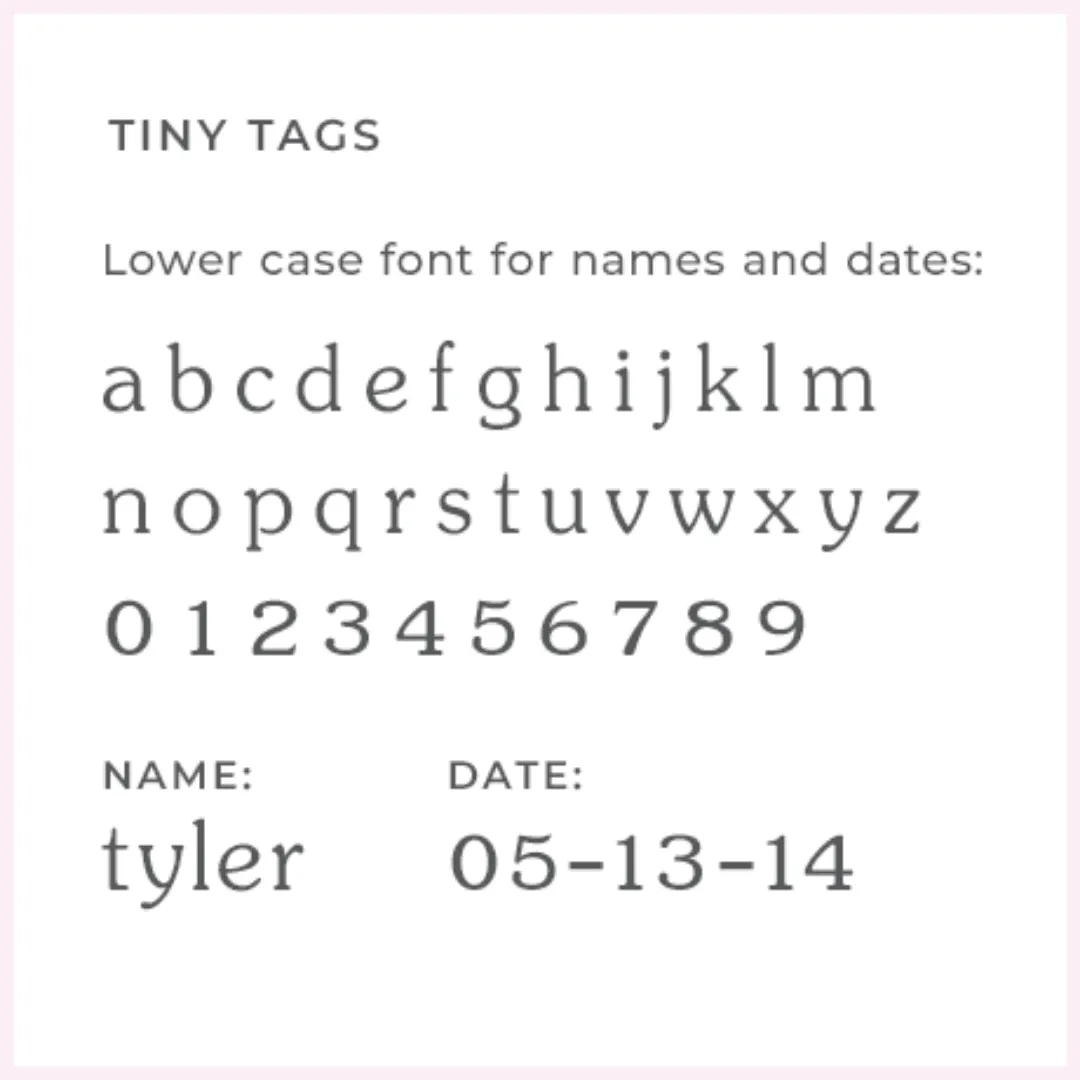 Circle Tag Cable Chain Bracelet sold by Tiny Tags product image thumbnail 3