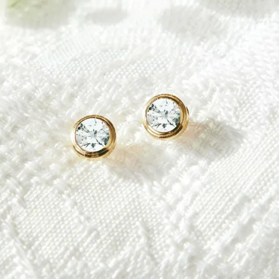 Birthstone Stud Earring sold by Tiny Tags