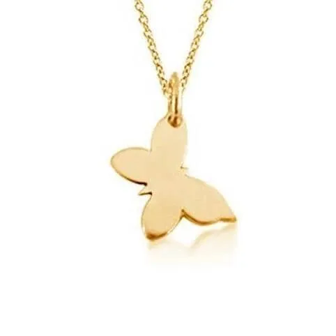 Butterfly Tag Necklace sold by Tiny Tags