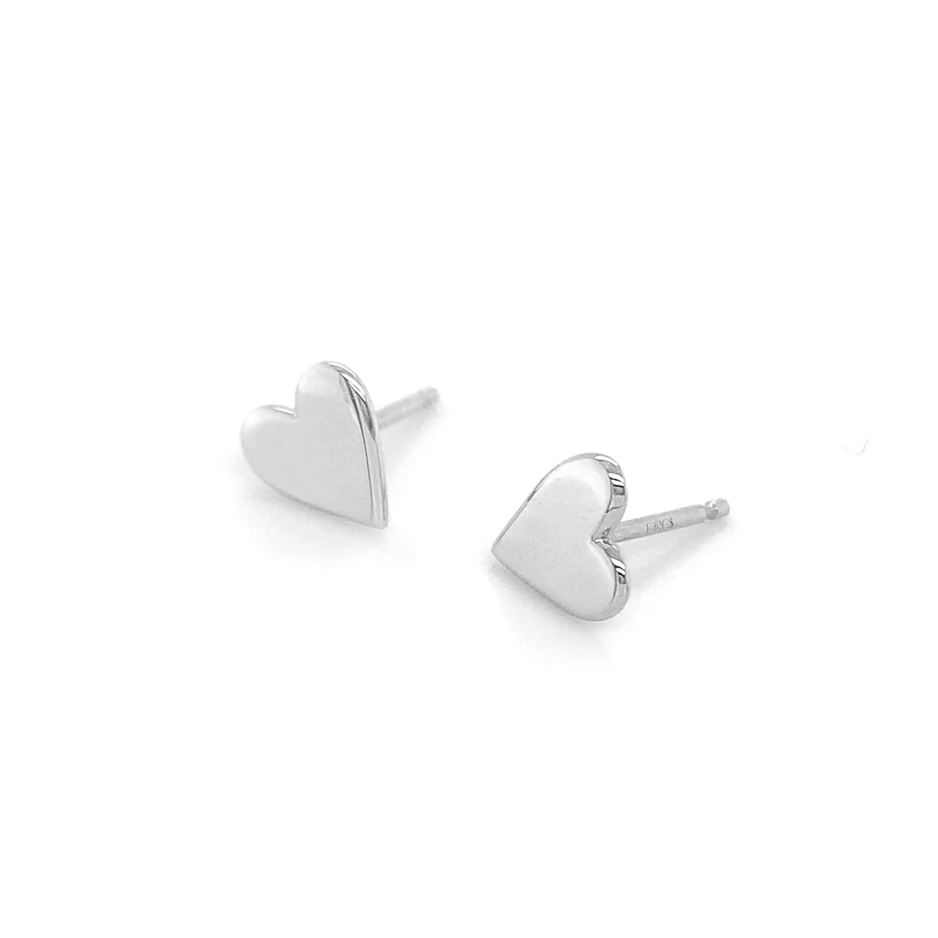 Heart Stud Earrings sold by Tiny Tags product image thumbnail 4