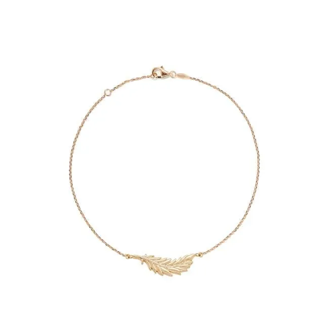 Flamingo Feather Bracelet by Lindsey Gurk sold by Tiny Tags