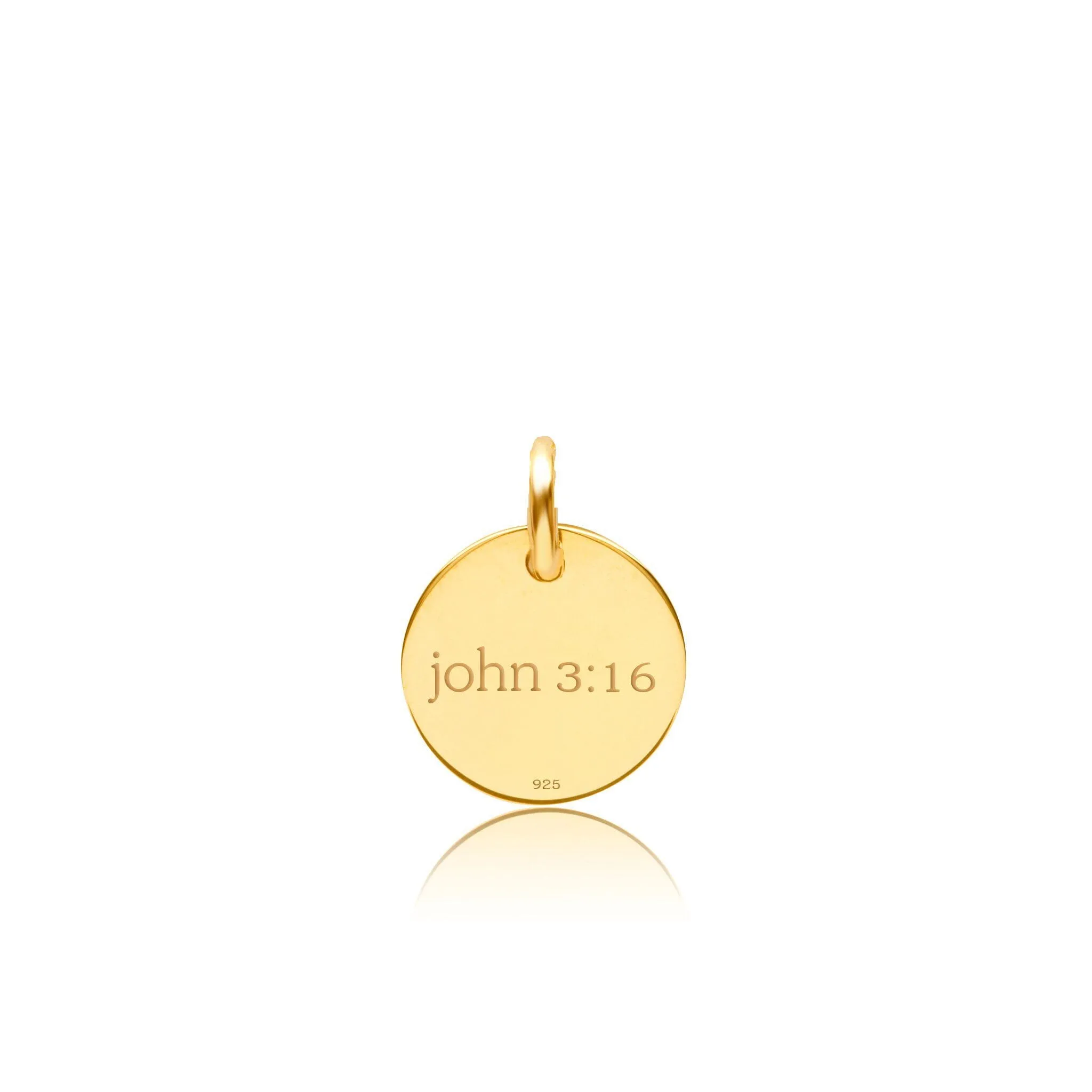 Engravable Cross Circle Tag sold by Tiny Tags product image thumbnail 3