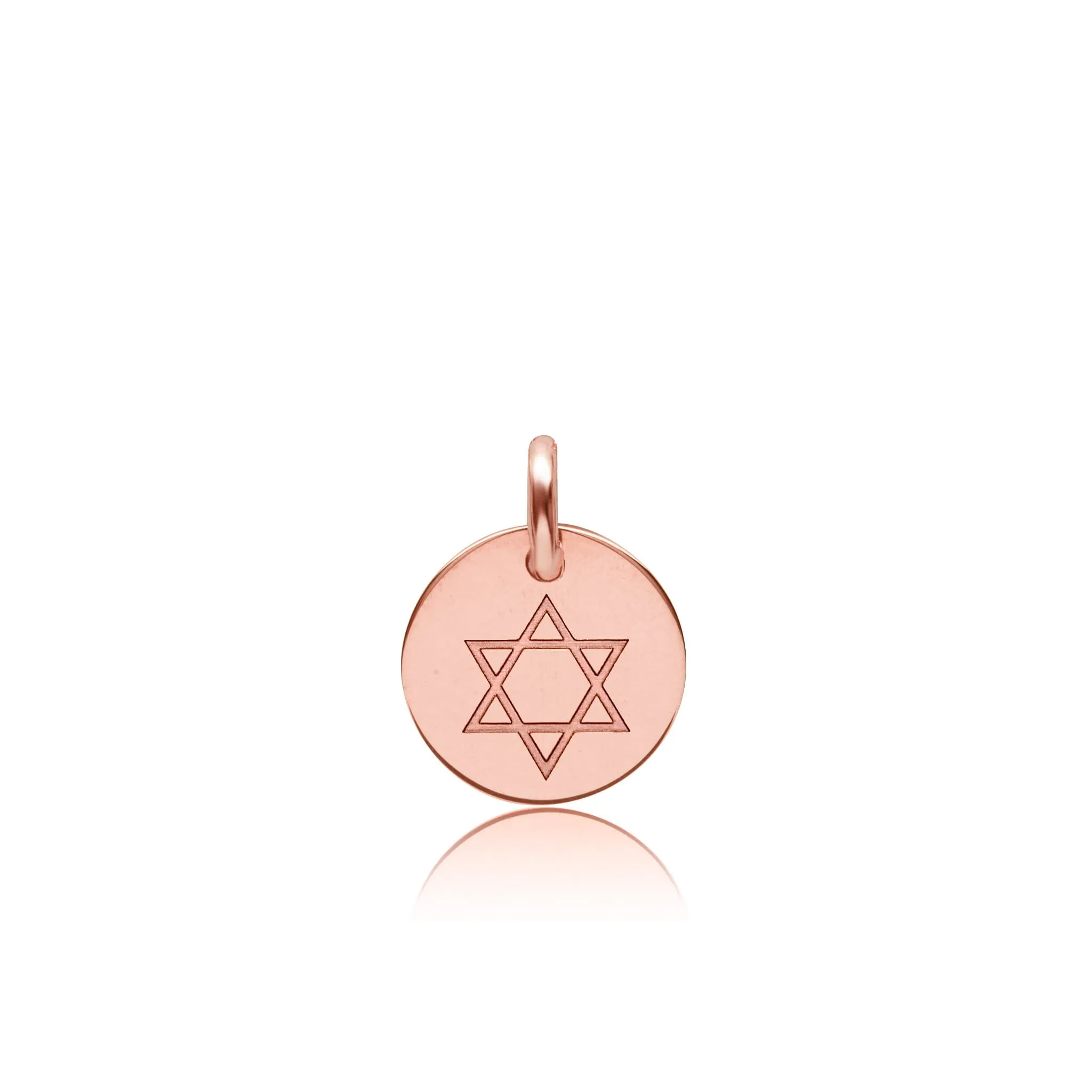 Engravable Star of David Circle Tag sold by Tiny Tags product image thumbnail 5