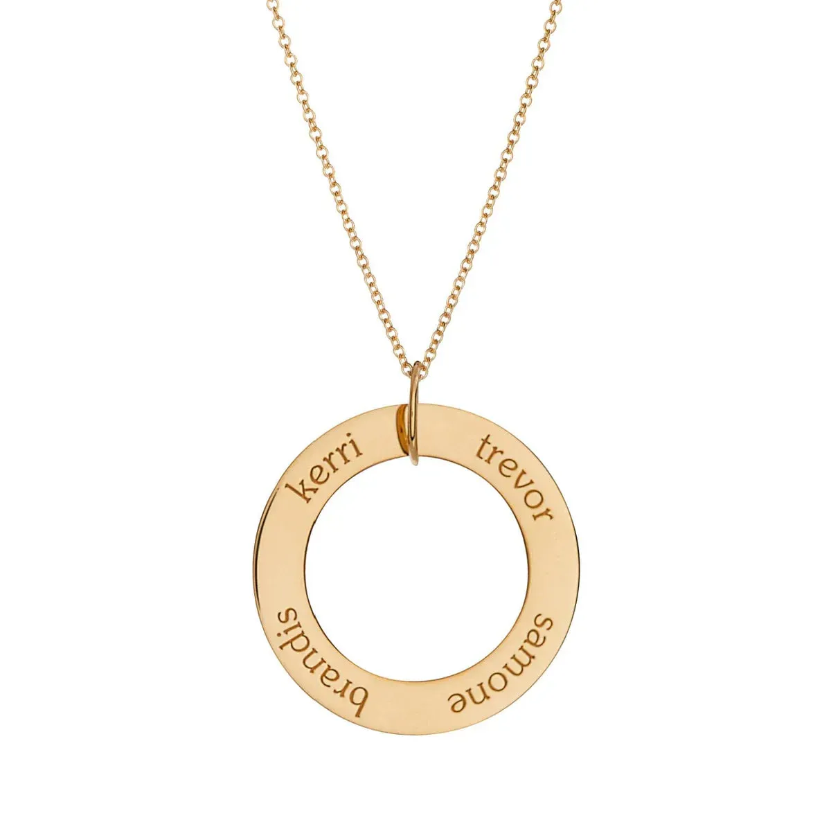 Circle Pendant Necklace sold by Tiny Tags product image thumbnail 5