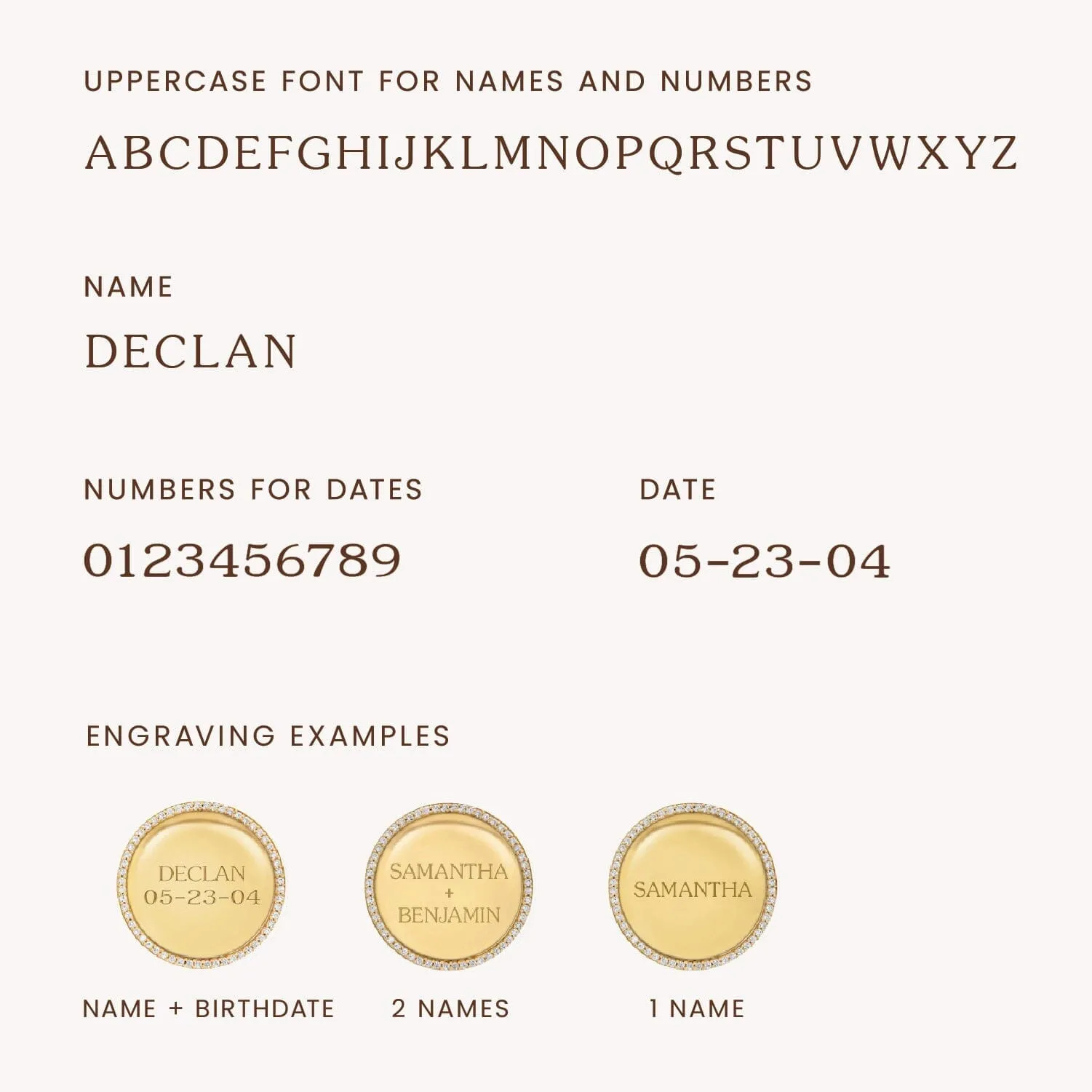 Pave Pendant Necklace sold by Tiny Tags product image thumbnail 5