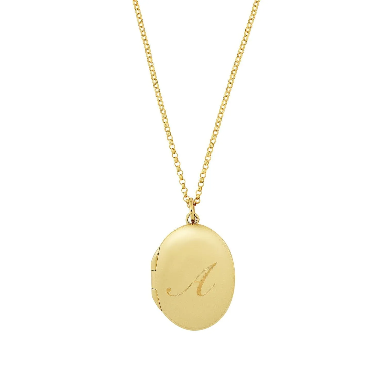 Oval Locket Necklace sold by Tiny Tags product image thumbnail 5